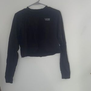 Vans long sleeved wolf crop top